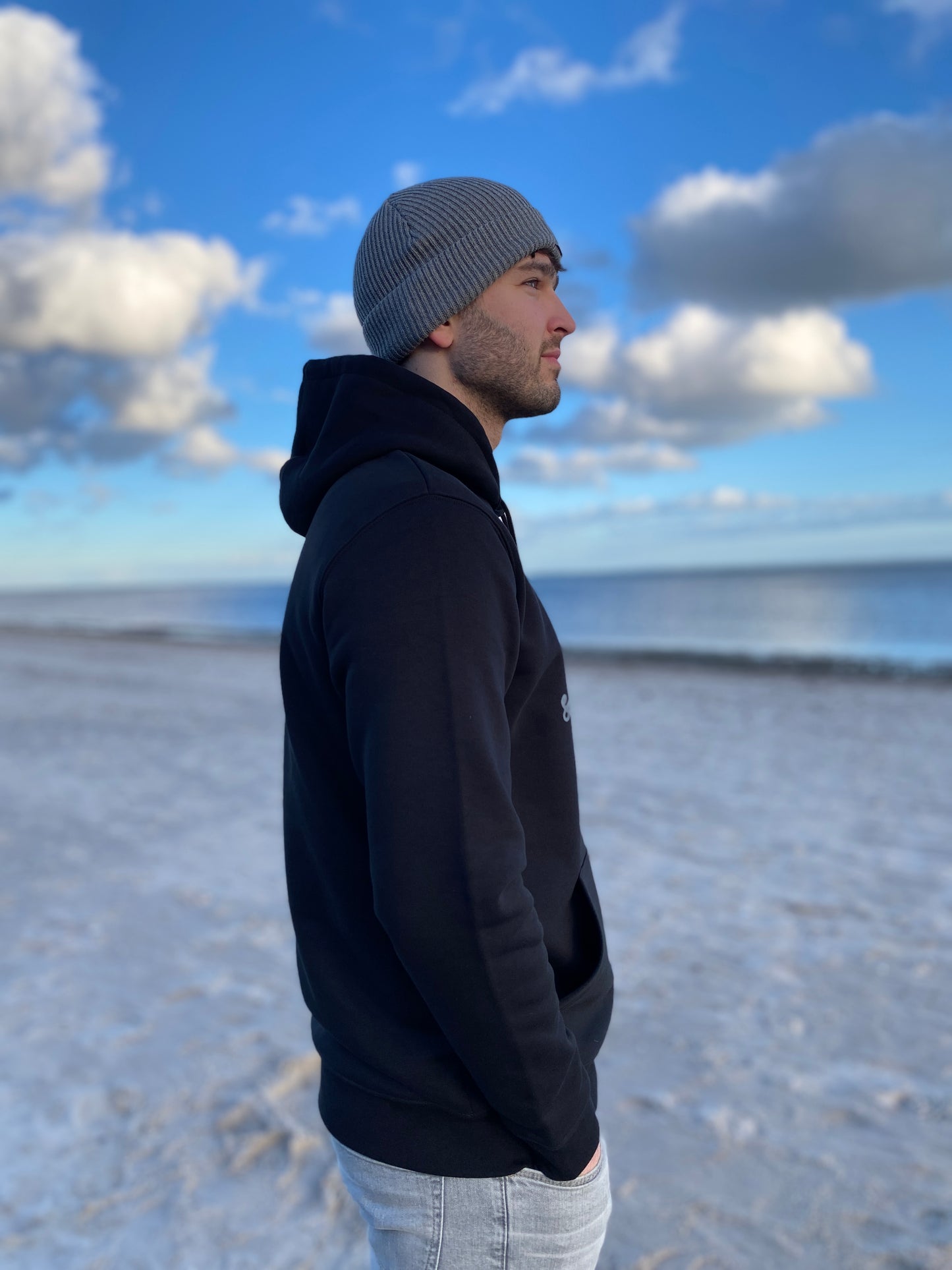Kapuzenpullover Hoodie SOUL ZONE SURFBOARD (black/grey) loving soul