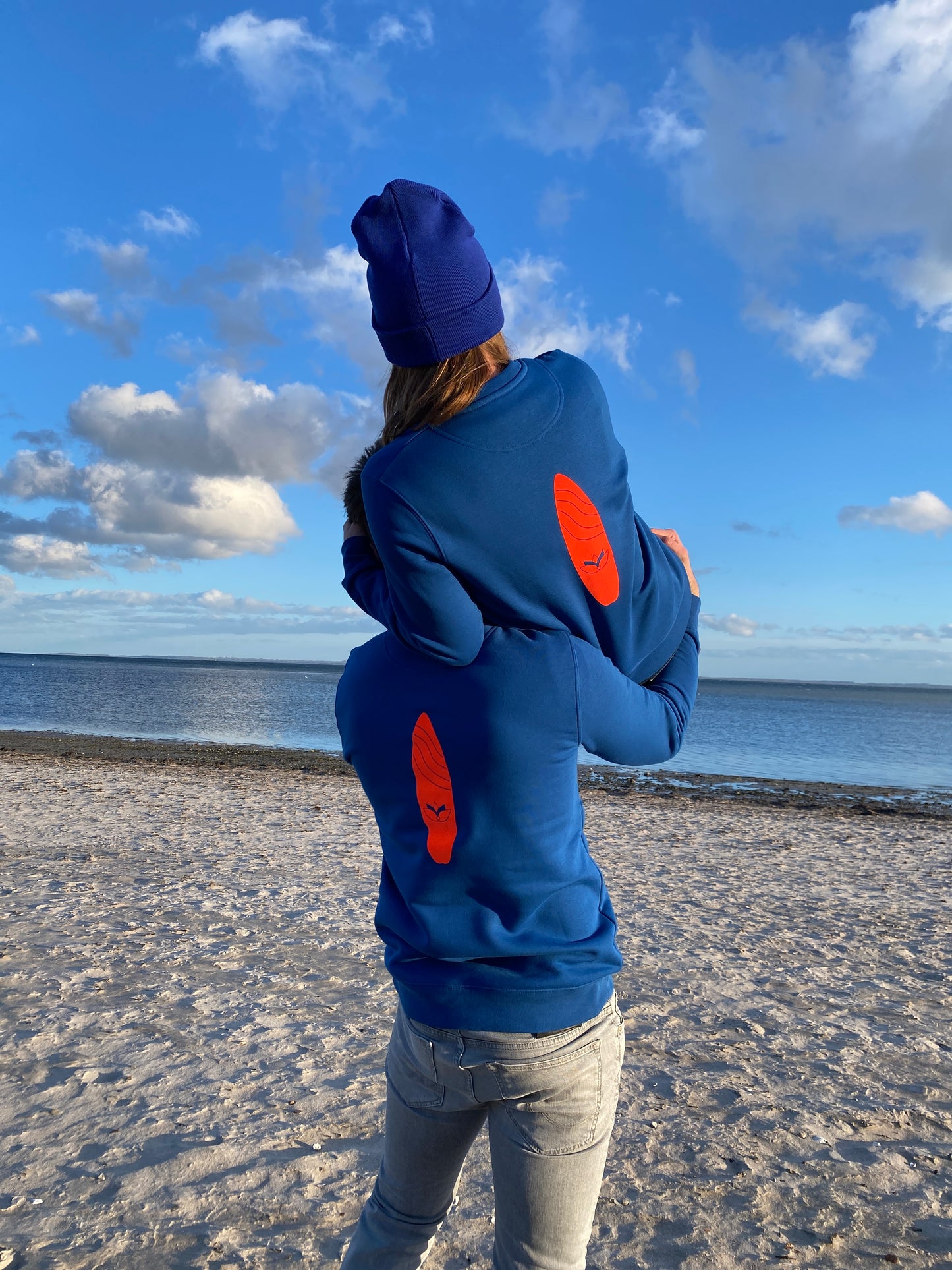 Sweatshirt SOUL ZONE SURFBOARD (majorelle blue/orange) loving soul