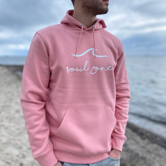 Kapuzenpullover Hoodie SOUL ZONE SURFBOARD (canyon pink/white) loving soul
