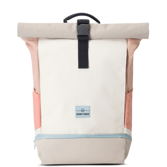 Rolltop Rucksack Allen "Medium" (Sand/Rose) Johnny Urban