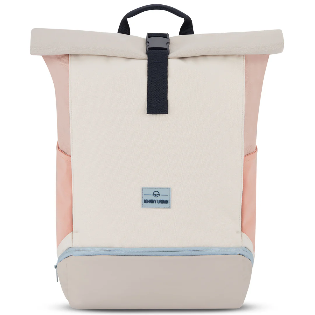 Rolltop Rucksack Allen "Large" (Sand/Rose) Johnny Urban