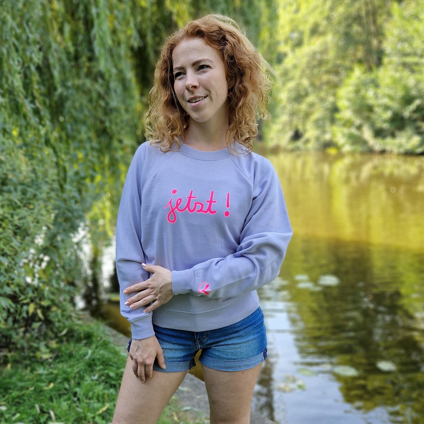 Sweatshirt JETZT (lavender/pink) lovingsoul