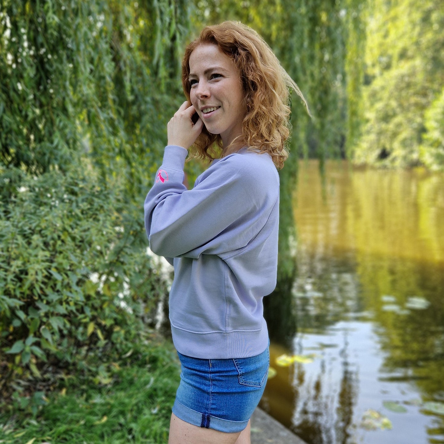 Sweatshirt JETZT (lavender/pink) lovingsoul