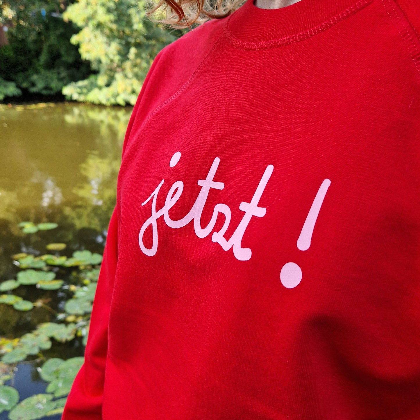 Sweatshirt JETZT (red/rosa) lovingsoul