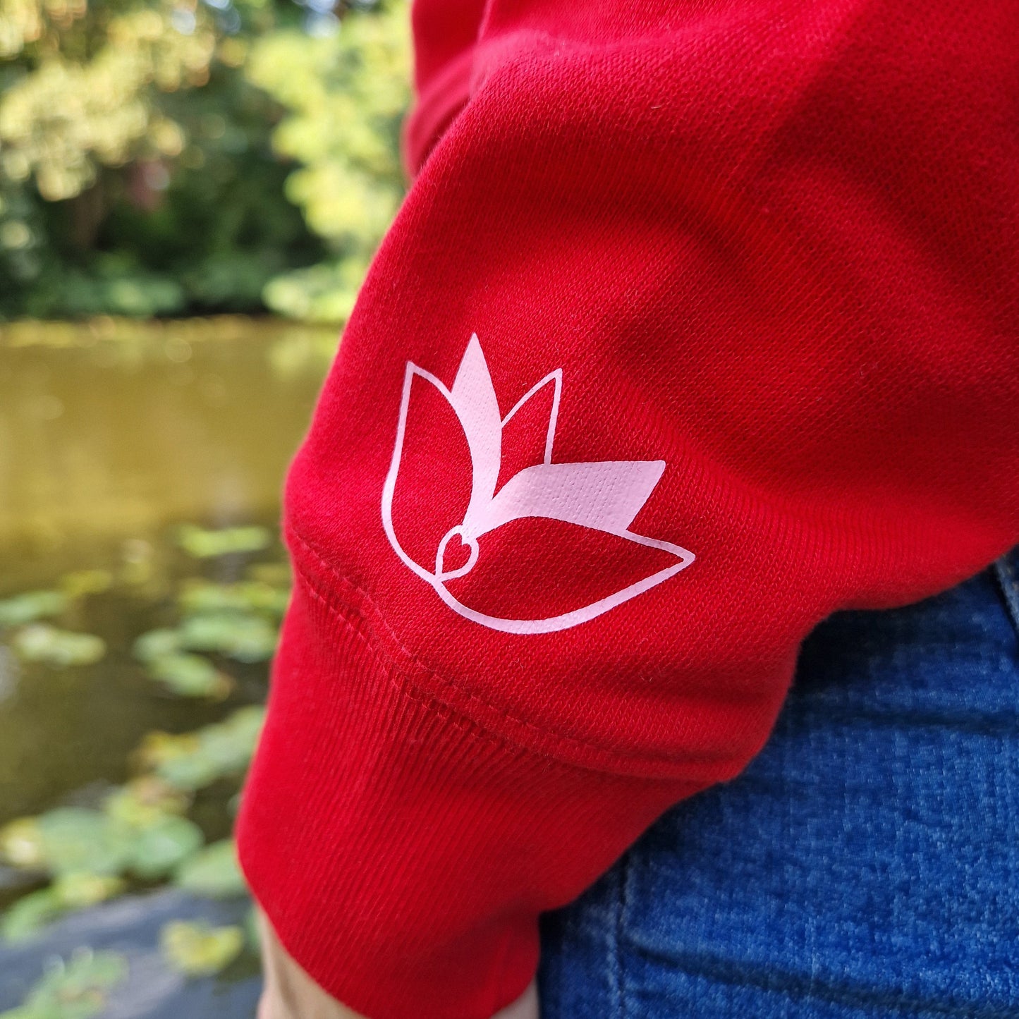 Sweatshirt JETZT (red/rosa) lovingsoul