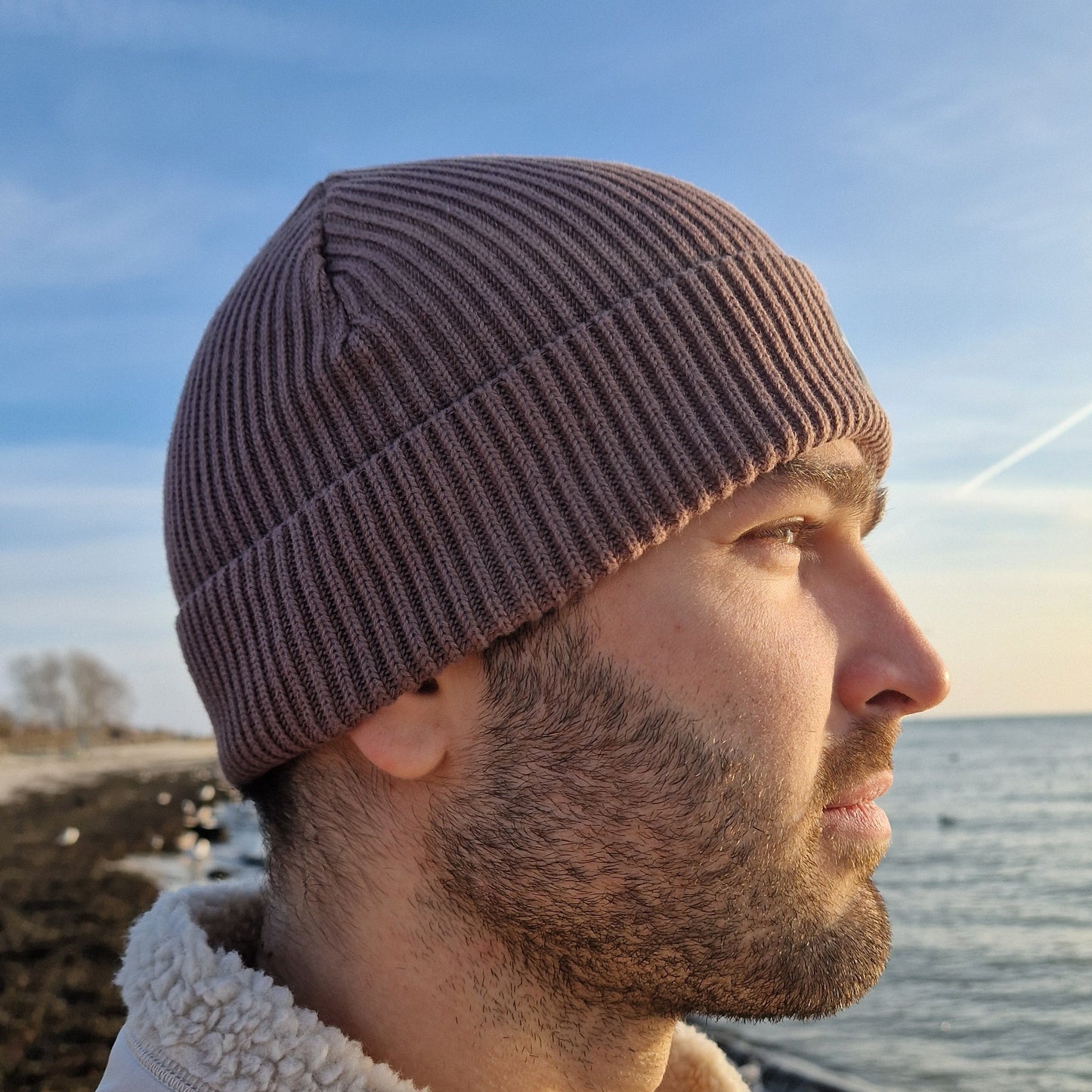 Mütze Beanie Fisherman (mocha) lovingsoul