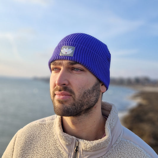 Mütze Beanie Fisherman (purple love) lovingsoul