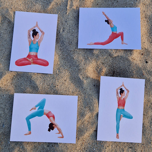 Postkarten Yoga lovingsoul
