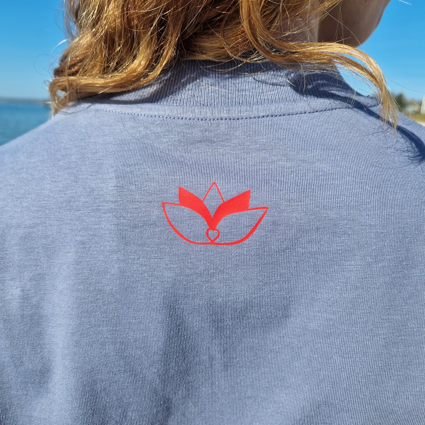 T-Shirt GANESHA (blue grey/red) lovingsoul