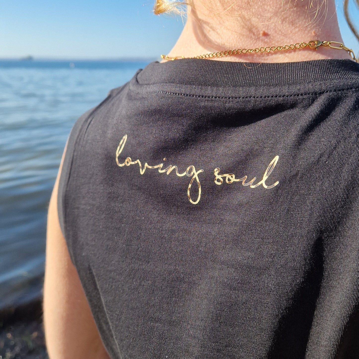 Tank Top OM (black/leo) lovingsoul