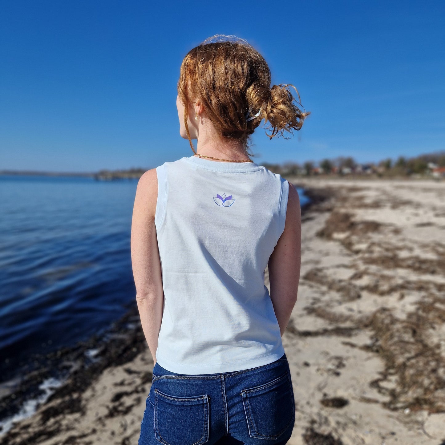 Tank Top GANESHA (blue ice/rainbow) lovingsoul