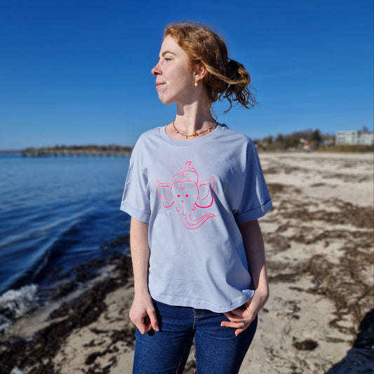 T-Shirt GANESHA (serene/pink) lovingsoul
