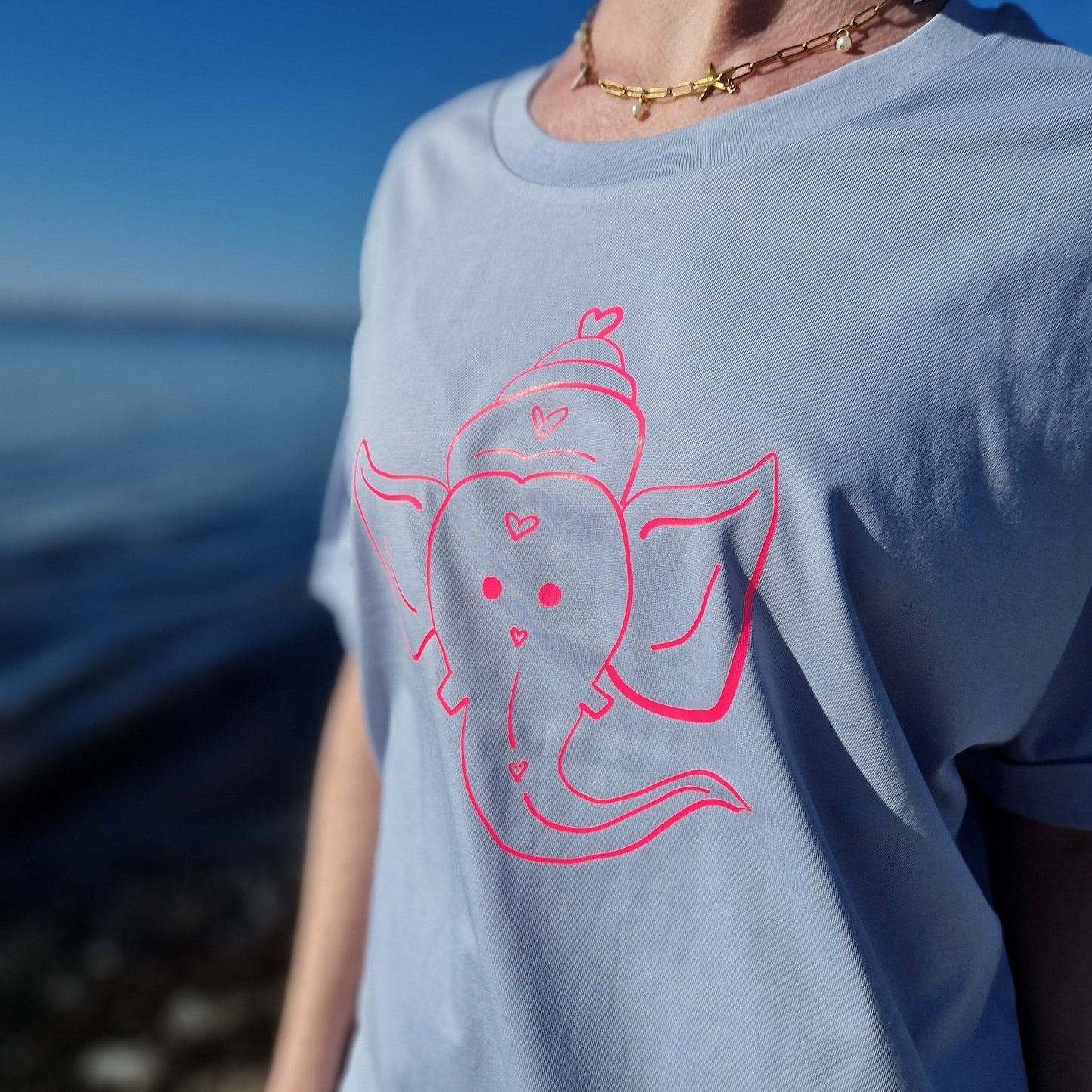 T-Shirt GANESHA (serene/pink) lovingsoul