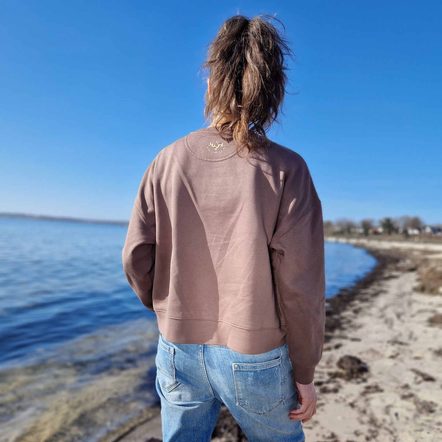 Sweatshirt SUN SEA SAND (mocha/leo) lovingsoul