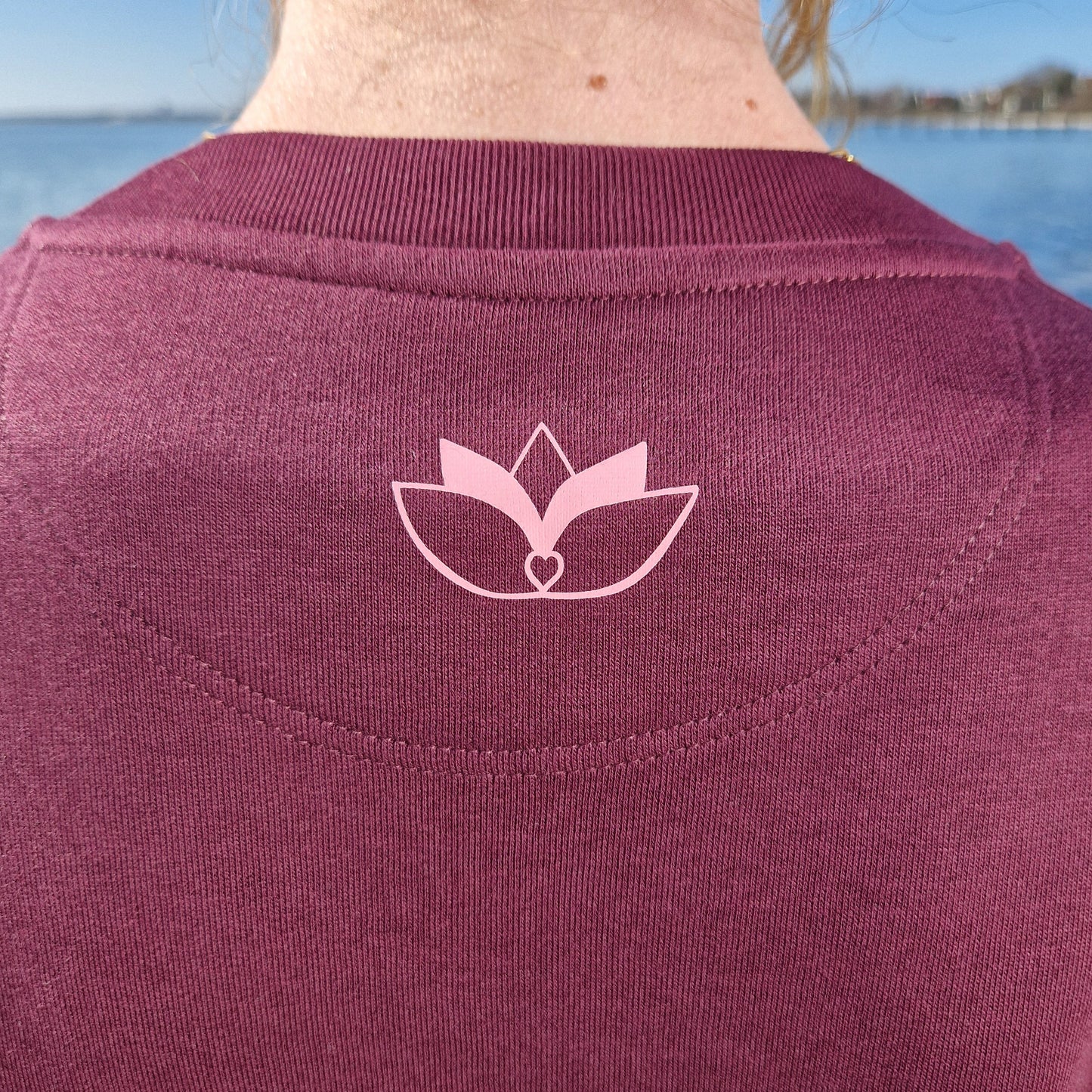 Sweatshirt GANESHA (deep plum/rosa) lovingsoul