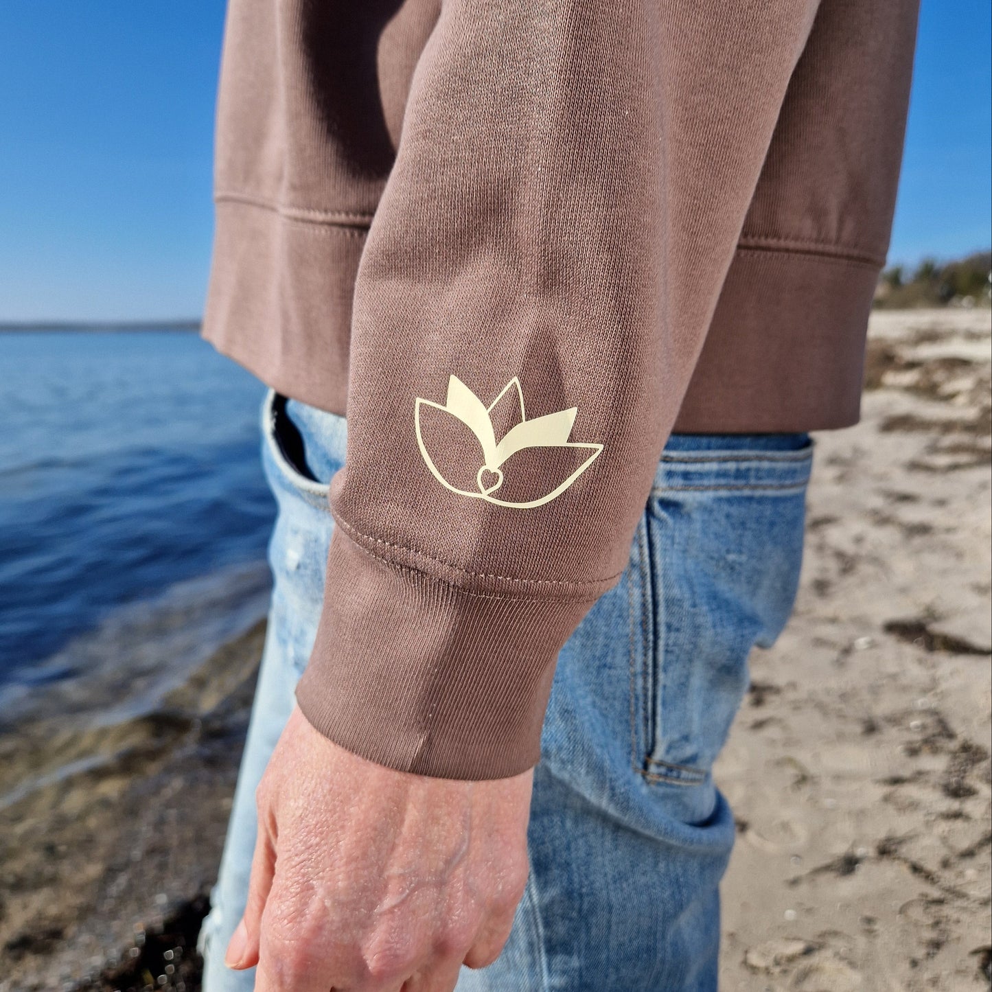 Kapuzenpullover Hoodie GANESHA (mocha/beige) lovingsoul