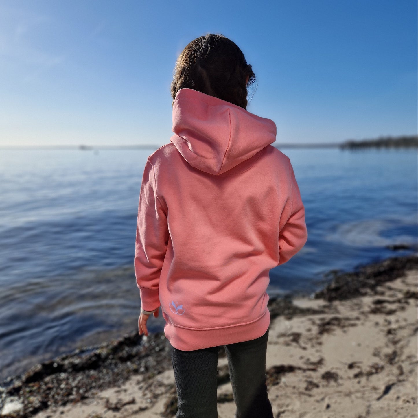 Kinder Kapuzenpullover Hoodie QUALLE (pink joy/violet) lovingsoul