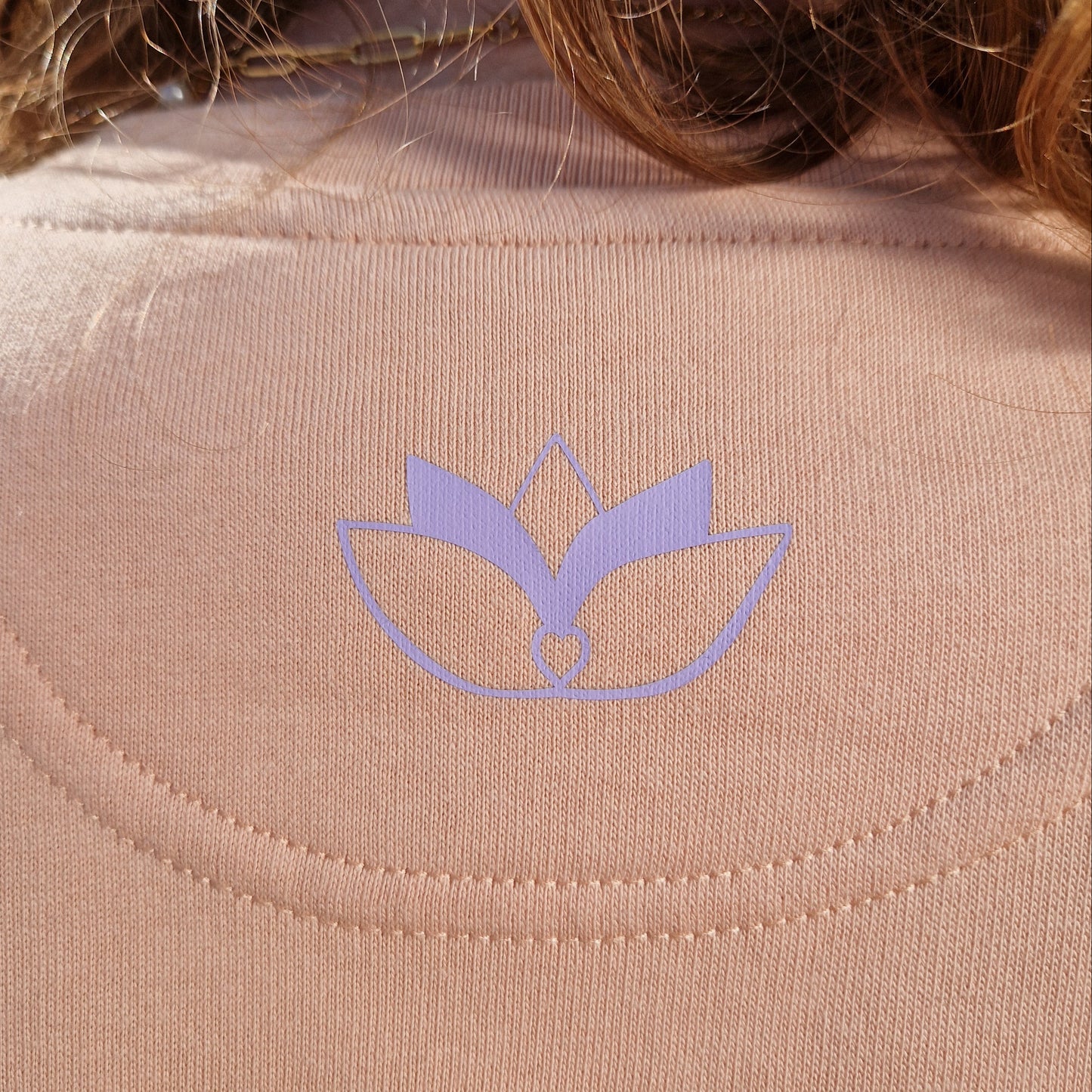 Sweatshirt SUN SEA SAND (fraiche peche/violet) lovingsoul