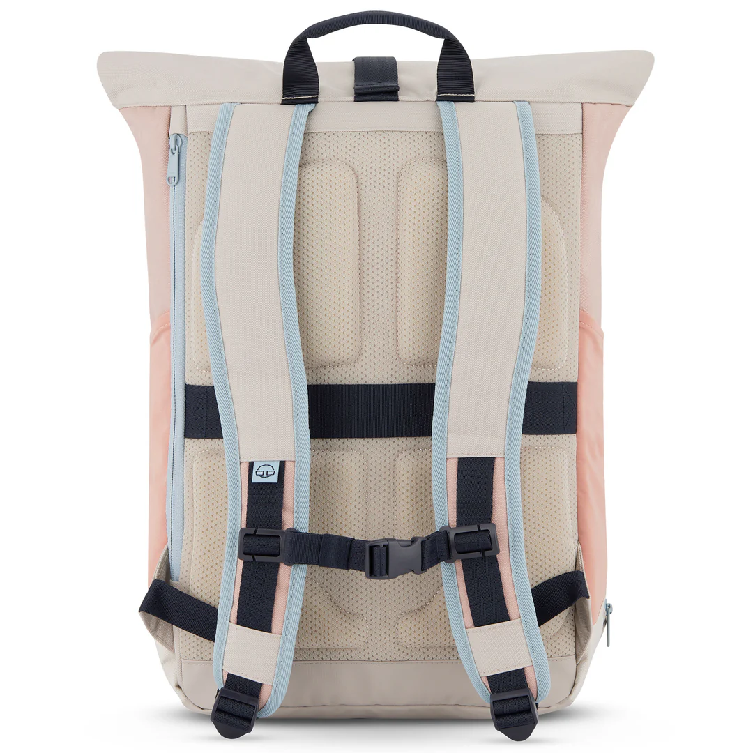 Rolltop Rucksack Allen "Large" (Sand/Rose) Johnny Urban