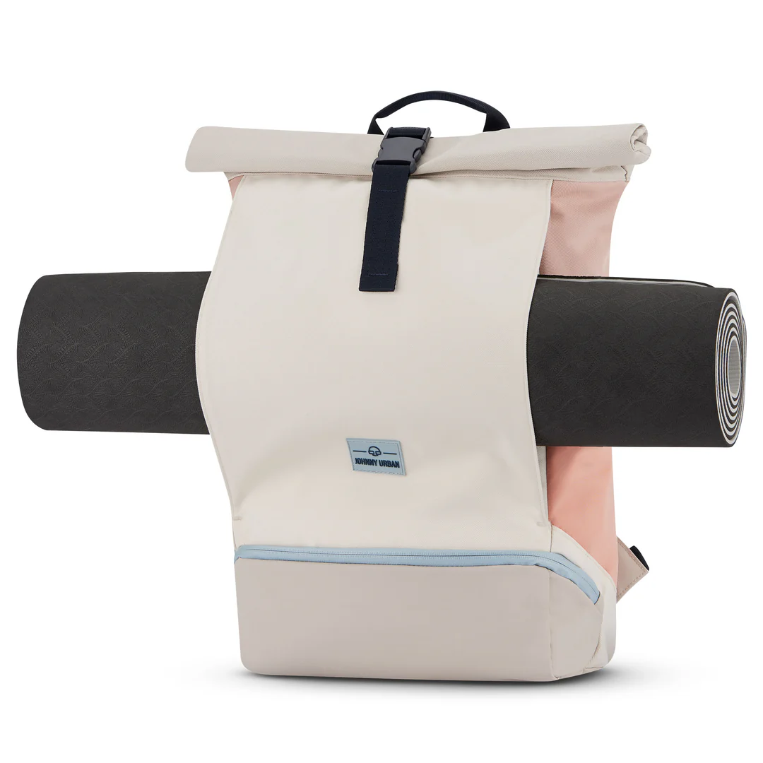 Rolltop Rucksack Allen "Large" (Sand/Rose) Johnny Urban