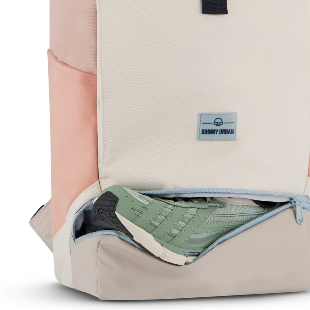Rolltop Rucksack Allen "Large" (Sand/Rose) Johnny Urban