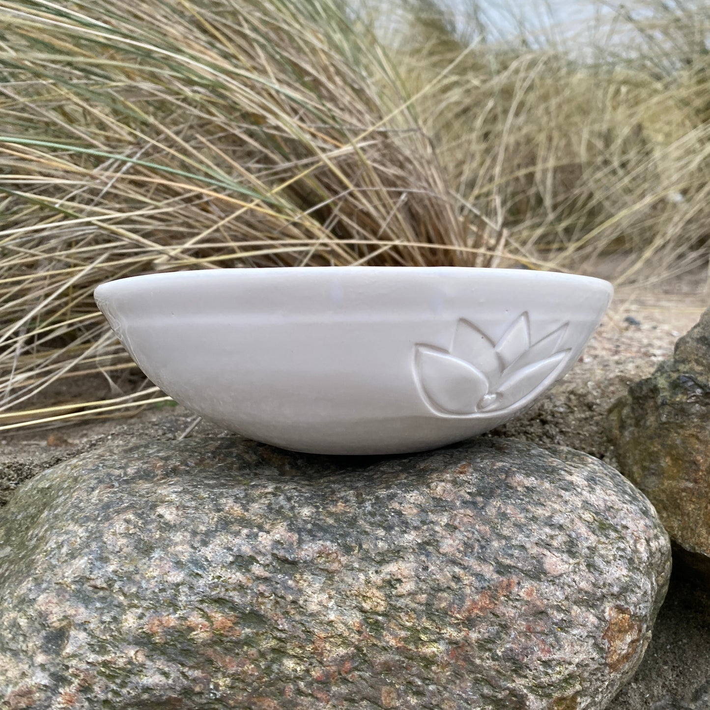 Keramik Bowl LOTUS (weiß) lovingsoul