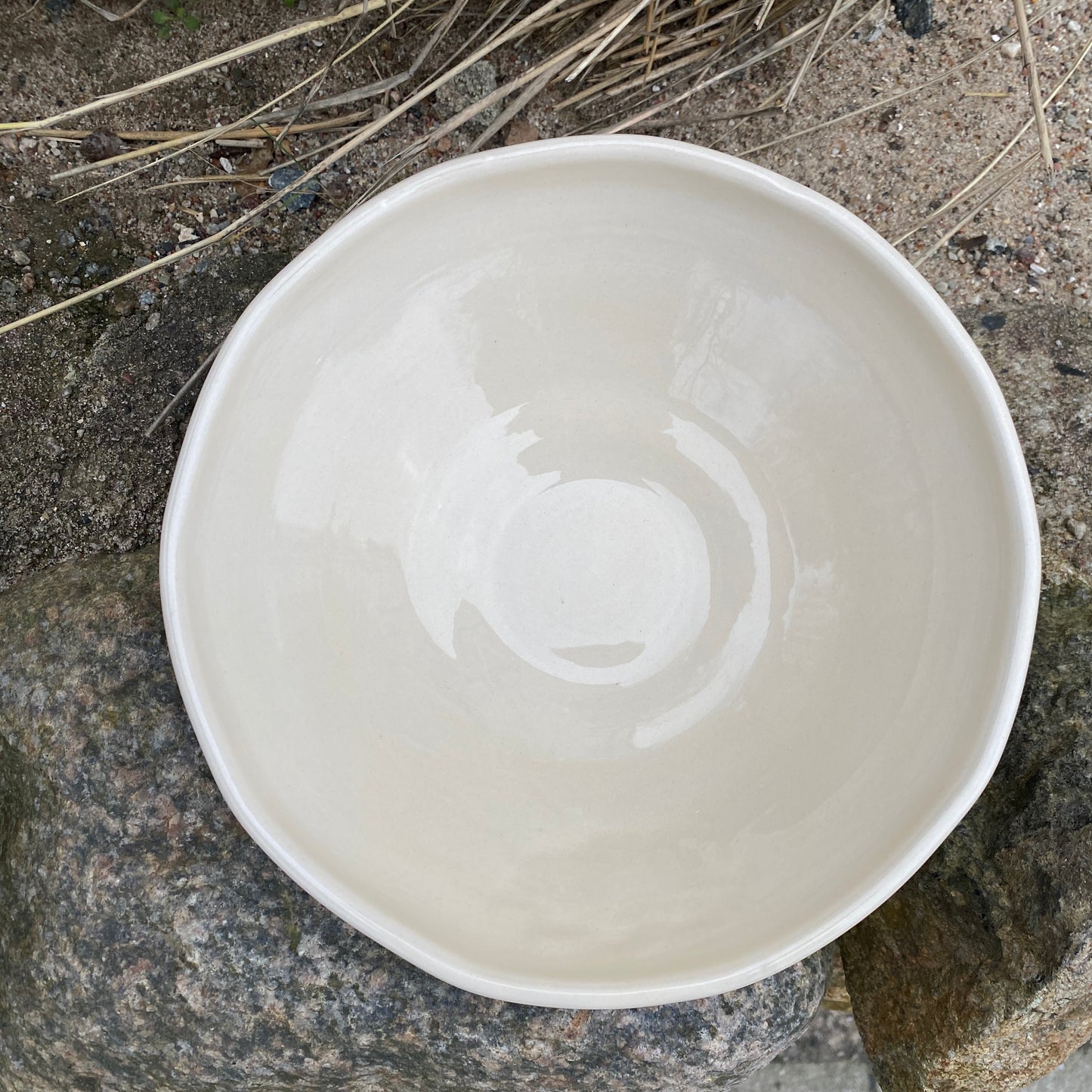 Keramik Bowl LOTUS (beige) lovingsoul