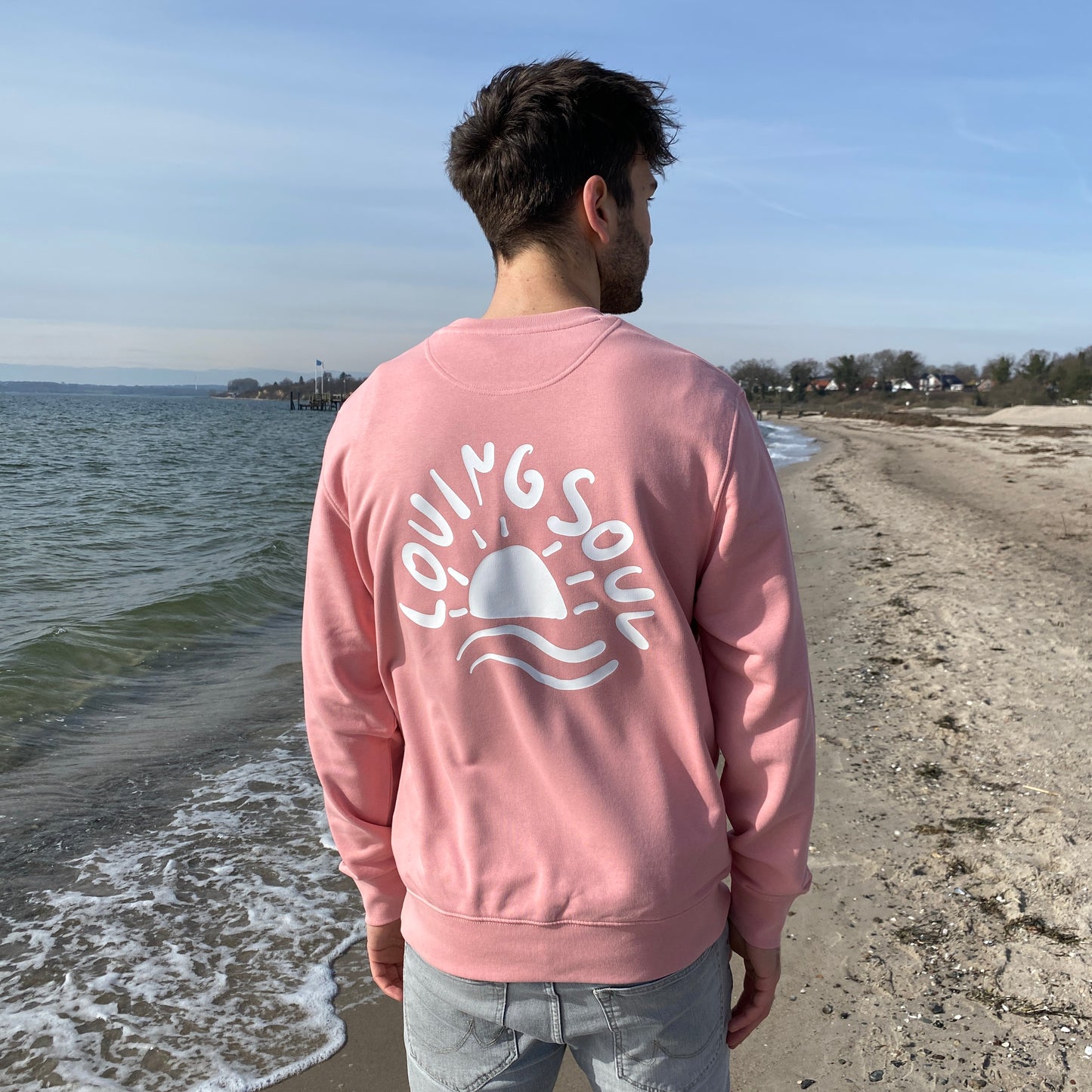 Sweatshirt SUNSET (canyon pink/white) loving soul