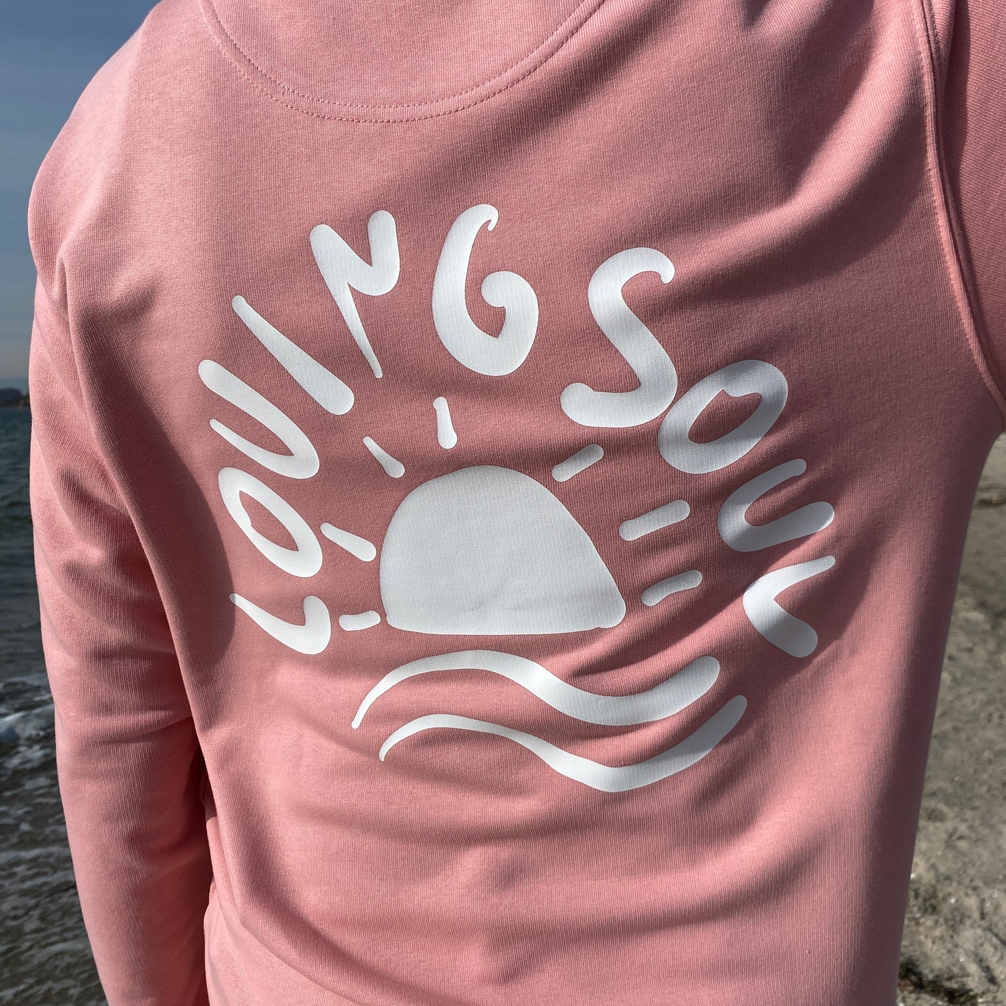 Sweatshirt SUNSET (canyon pink/white) loving soul