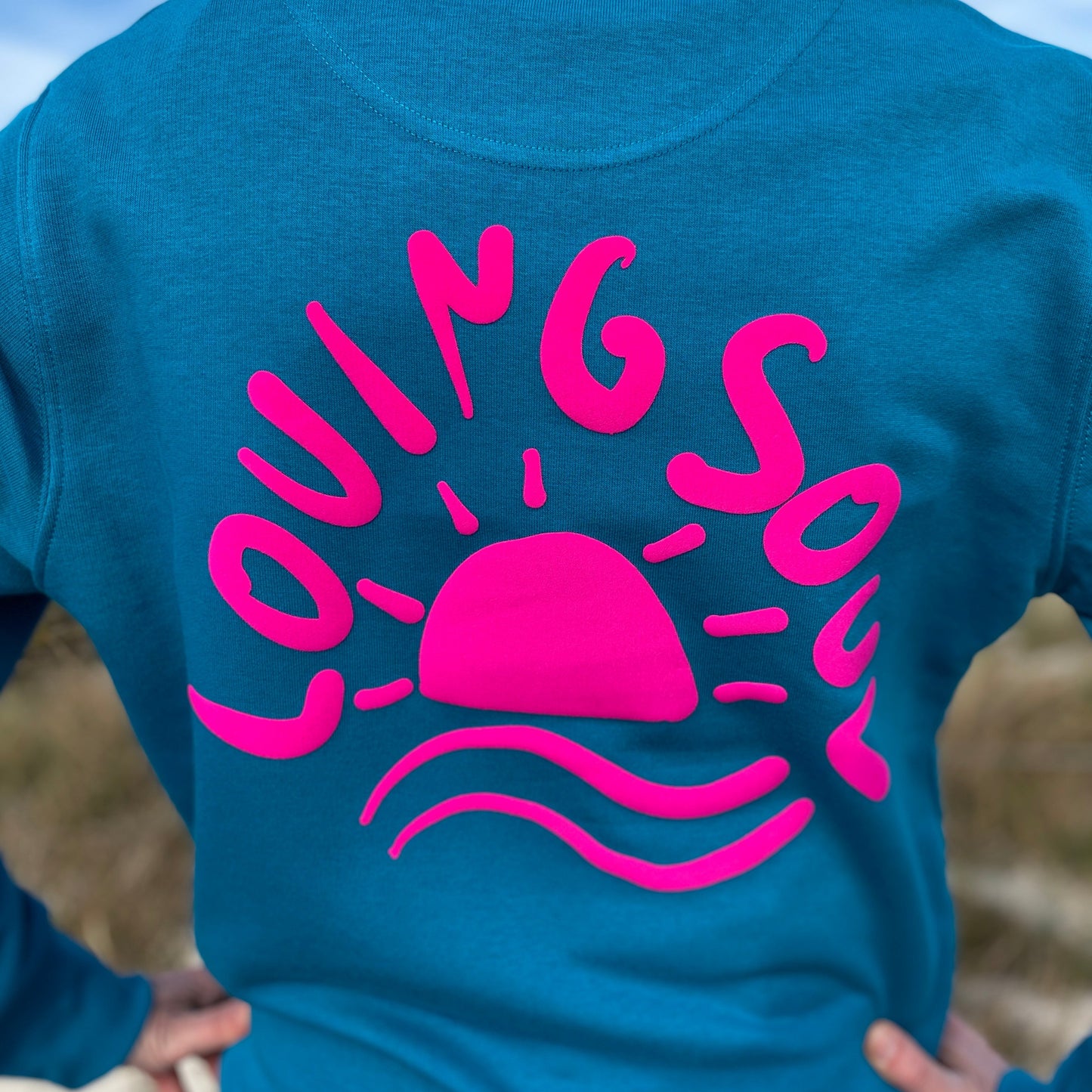 Sweatshirt SUNSET (ocean depth/pink) loving soul