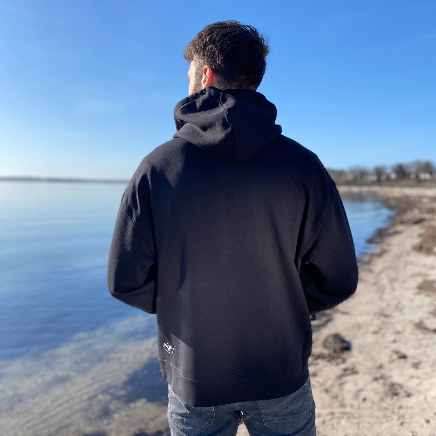 Kapuzenpullover Hoodie SUN SEA SAND (black/violet) lovingsoul