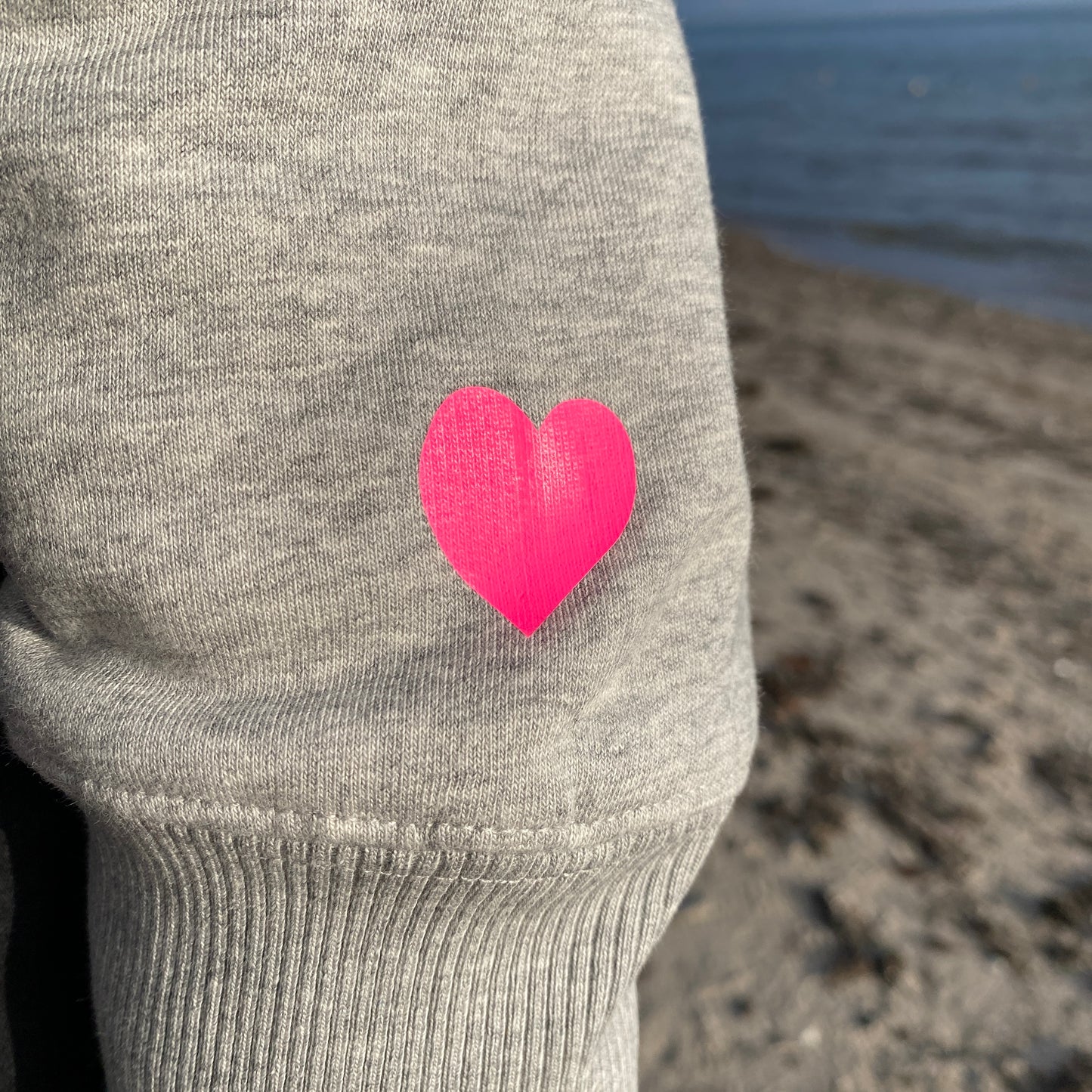 Sweatshirt OM (heather grey/pink) loving soul